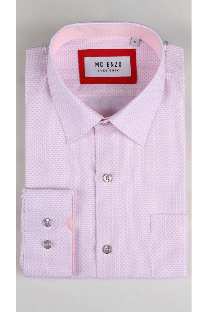 Patterned shirt in comfort fit