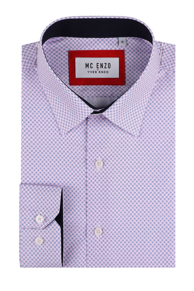 Chemise à motifs en slim fit