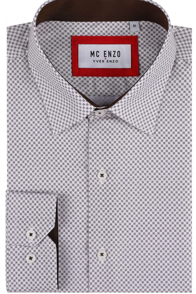 Patterned shirt in slim fit