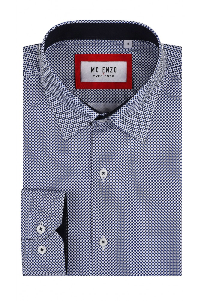 Chemise à motifs en slim fit
