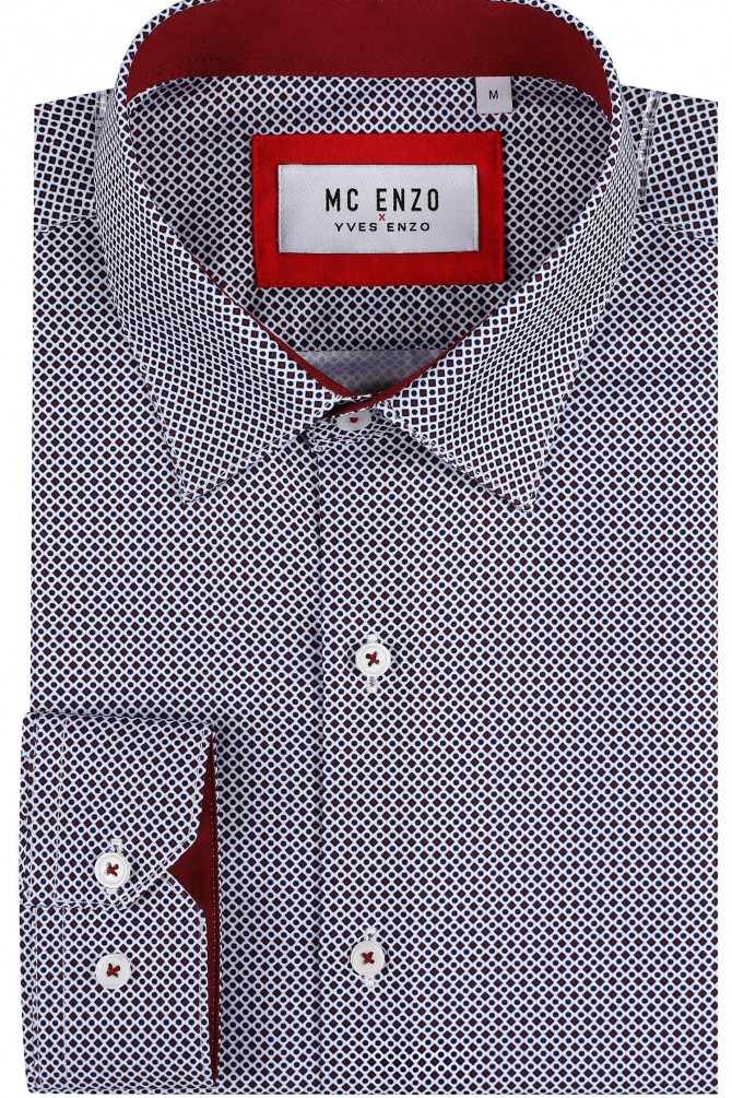 Patterned shirt in slim fit