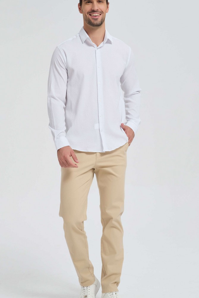 Gregory shirt in cotton gauze