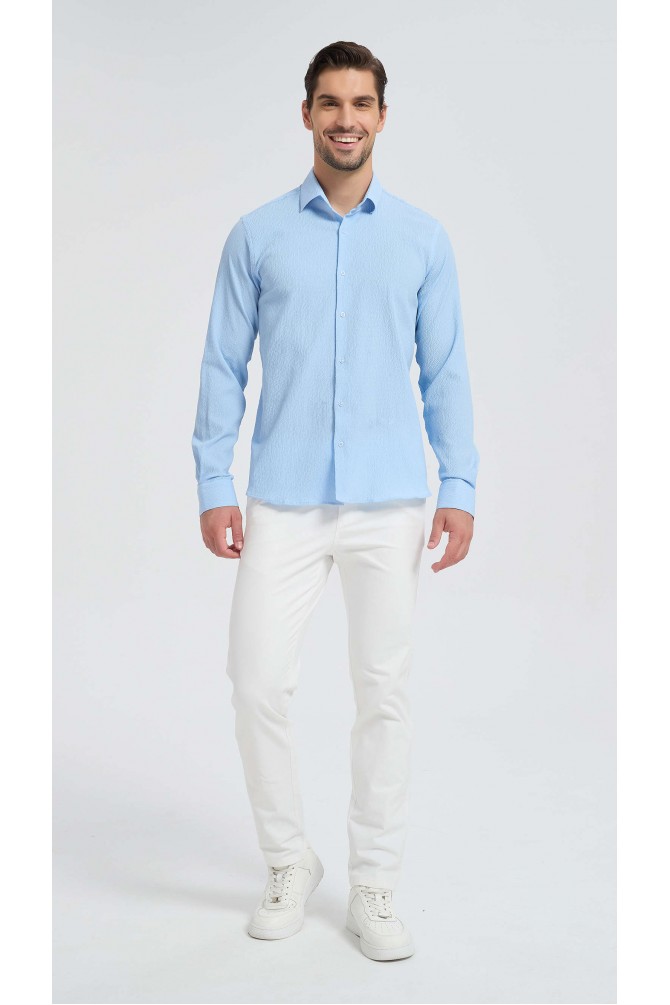 Gregory shirt in cotton gauze