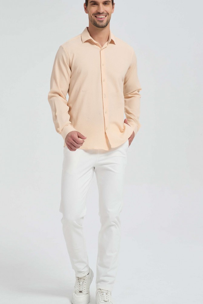 Gregory shirt in cotton gauze