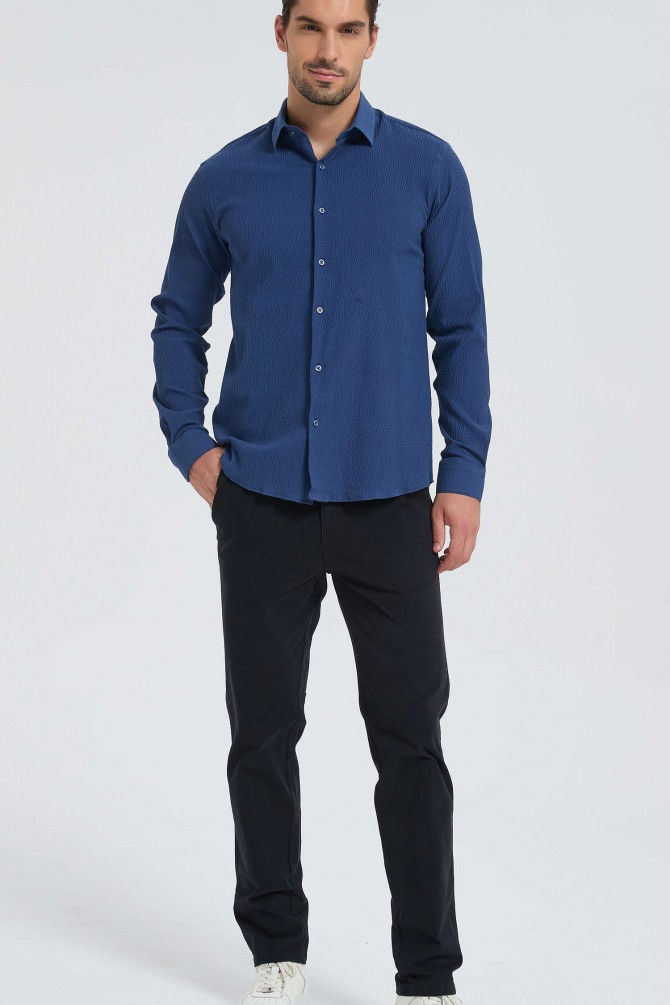 Gregory shirt in cotton gauze