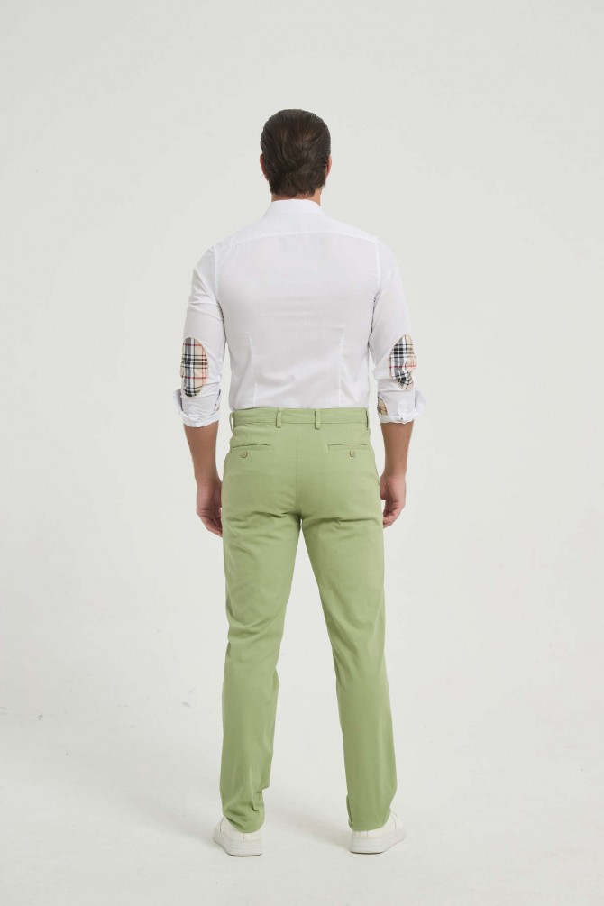 Chino trouser comfort fit - Sage green