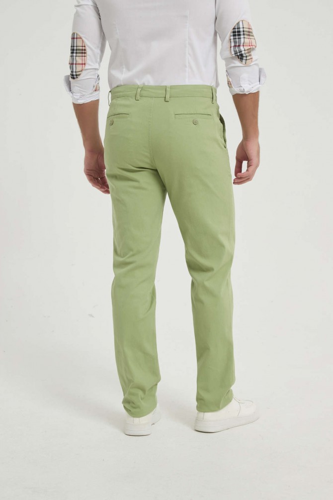 Chino trouser comfort fit - Sage green