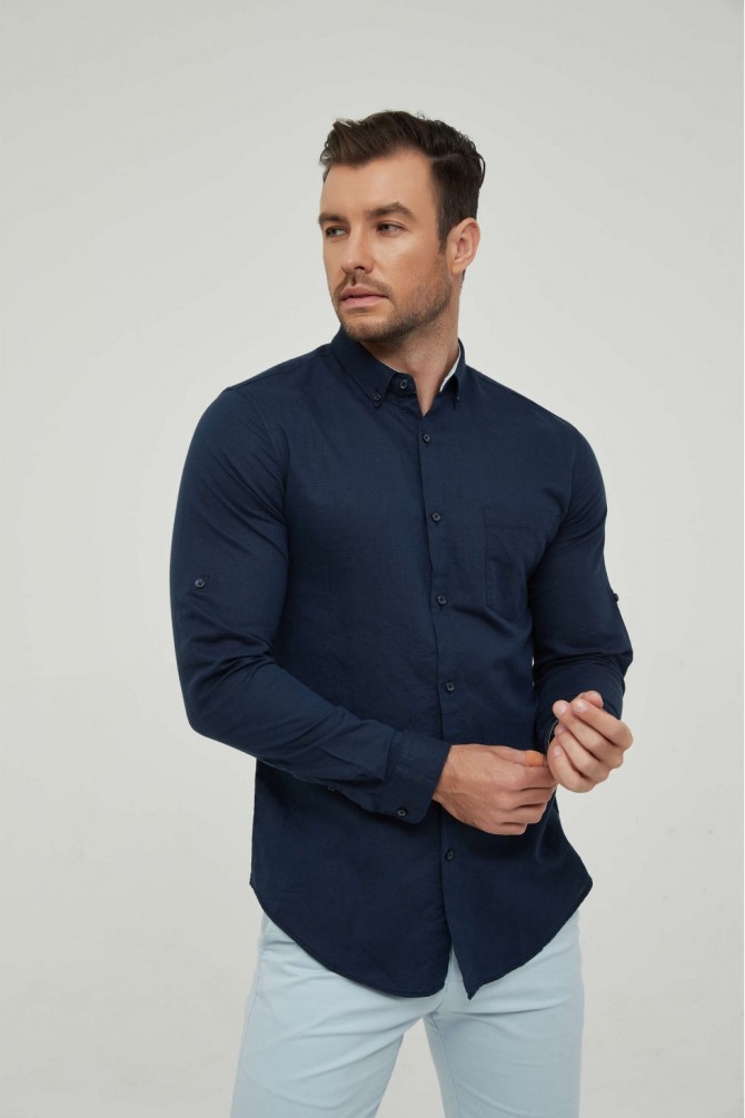 Pure linen shirt- Léo