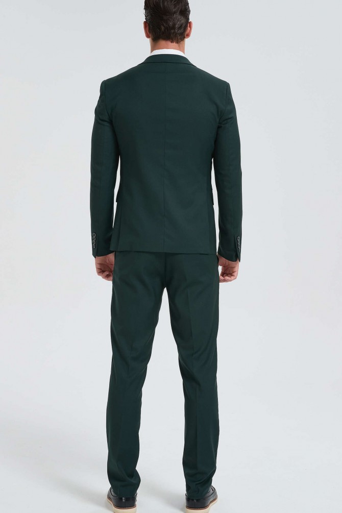 3 pieces suit in green