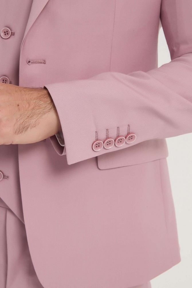 3 pieces suit in pink