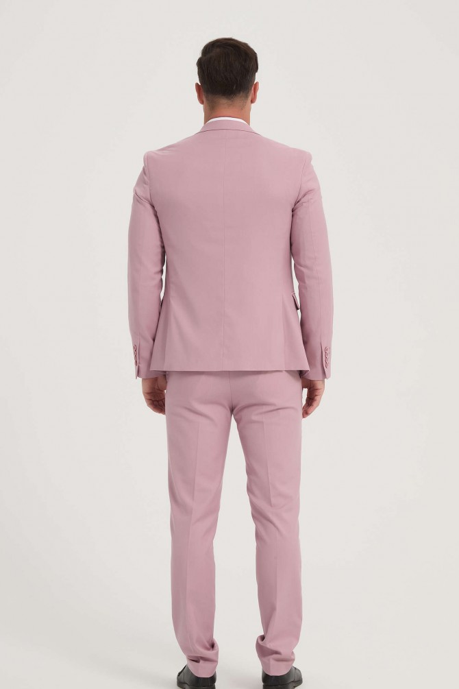 3 pieces suit in pink