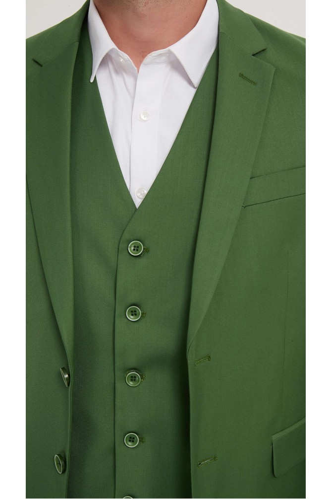 Costume 3 pièces en vert menthe