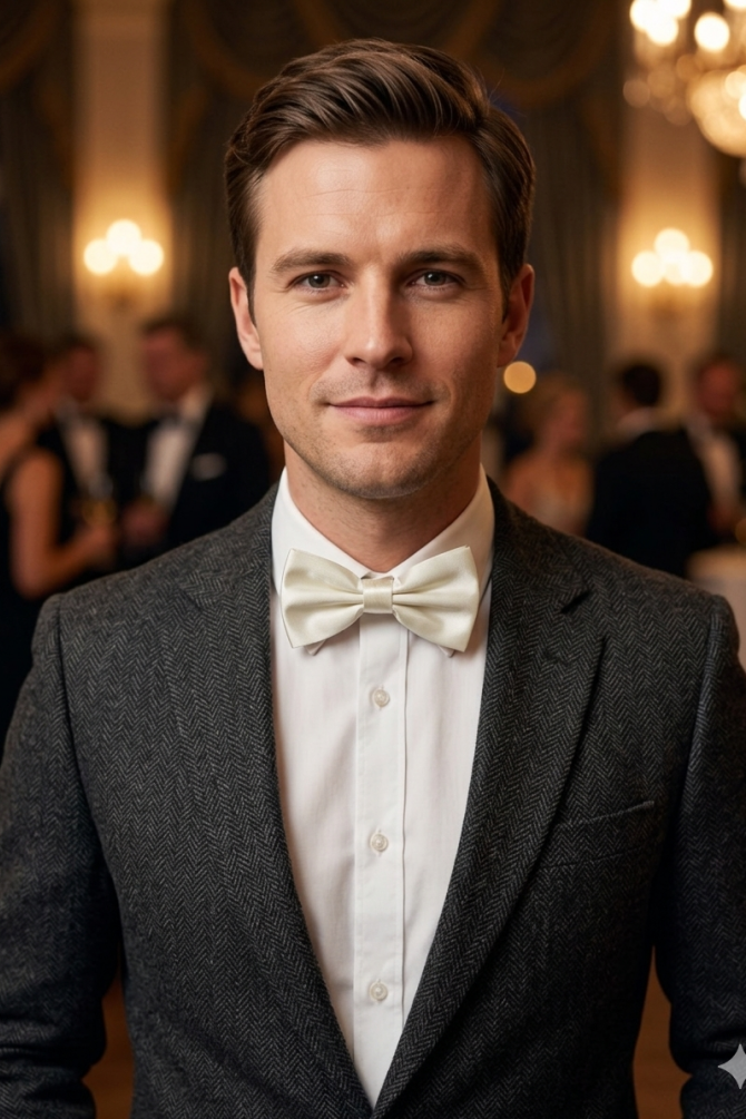 Plain bowtie