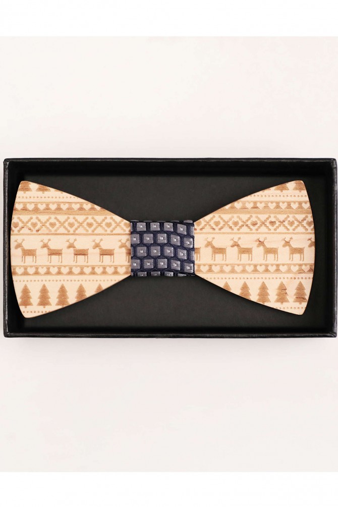 Wood bowtie