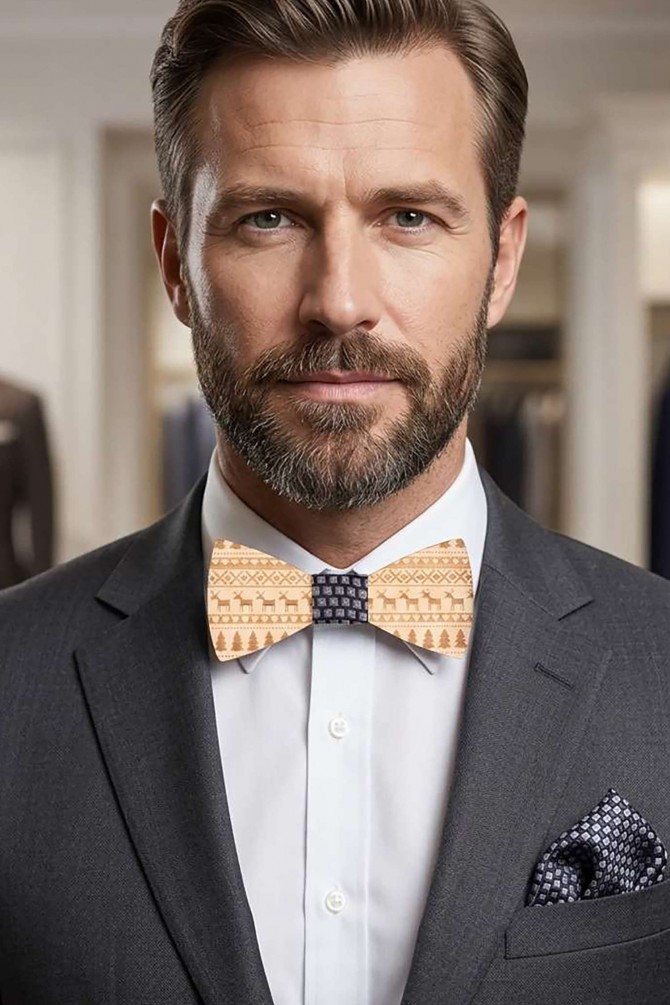 Wood bowtie