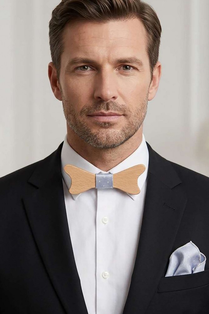 Wood bowtie