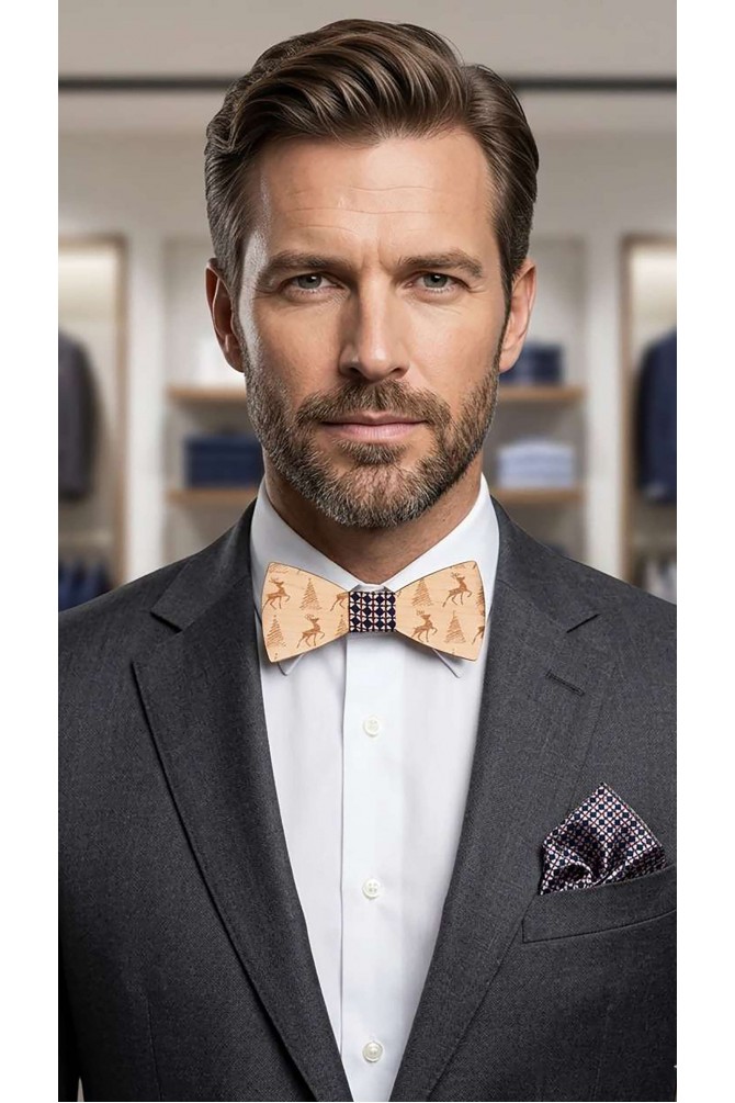 Wood bowtie