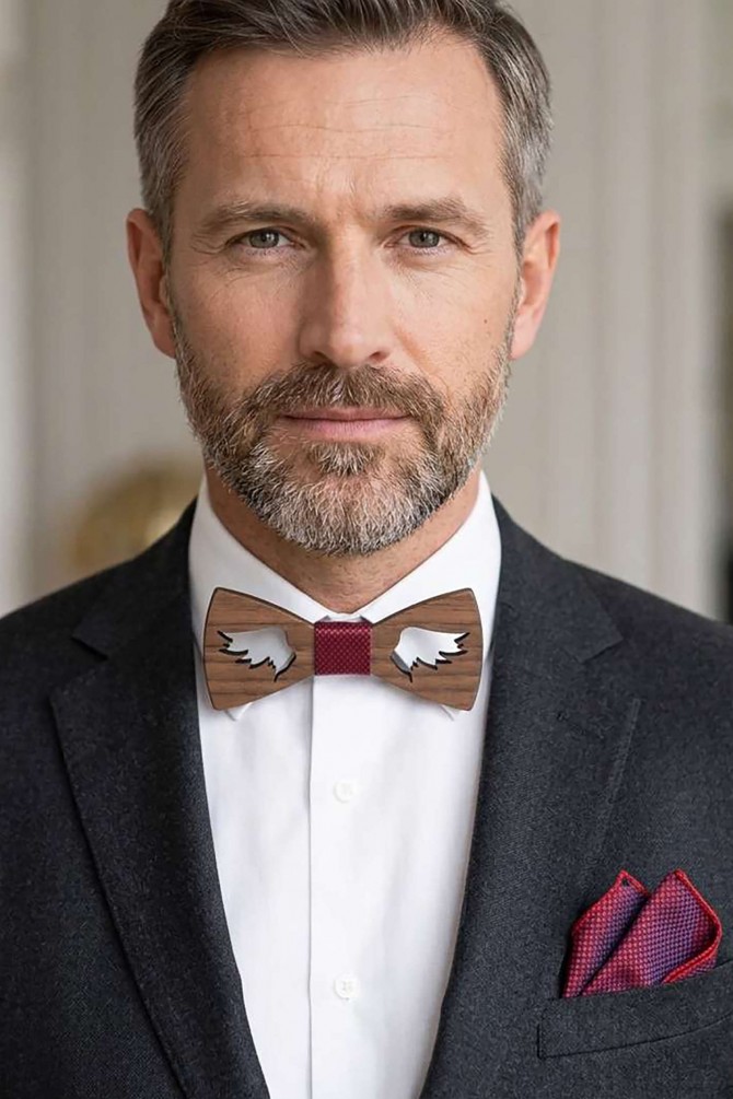 Wood bowtie