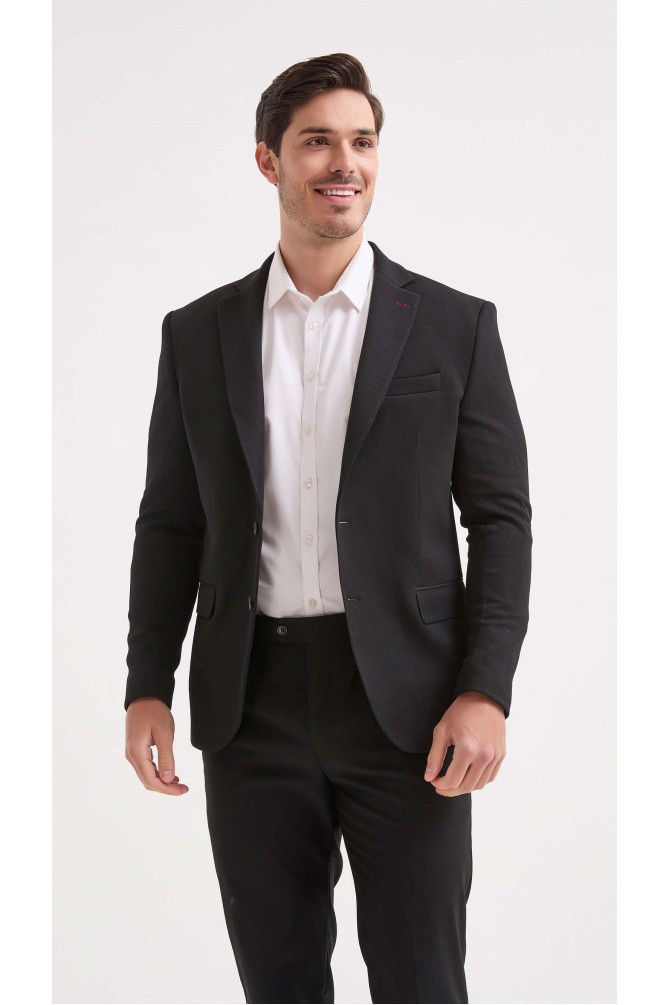 Blazer pique - Black