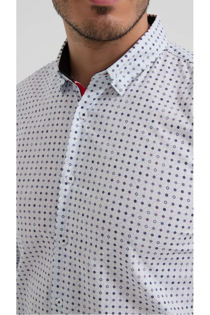 Chemise stretch à motifs collection "PREMIUM"