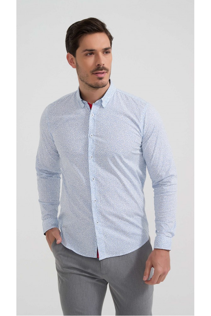 Chemise stretch à motifs collection "PREMIUM"