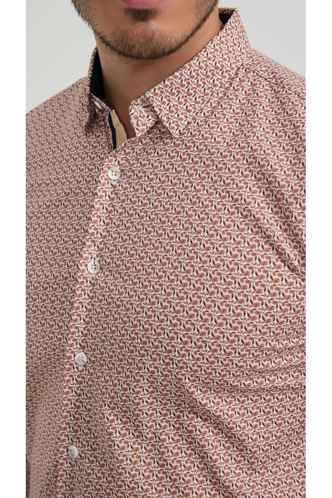 Chemise stretch à motifs collection "PREMIUM"