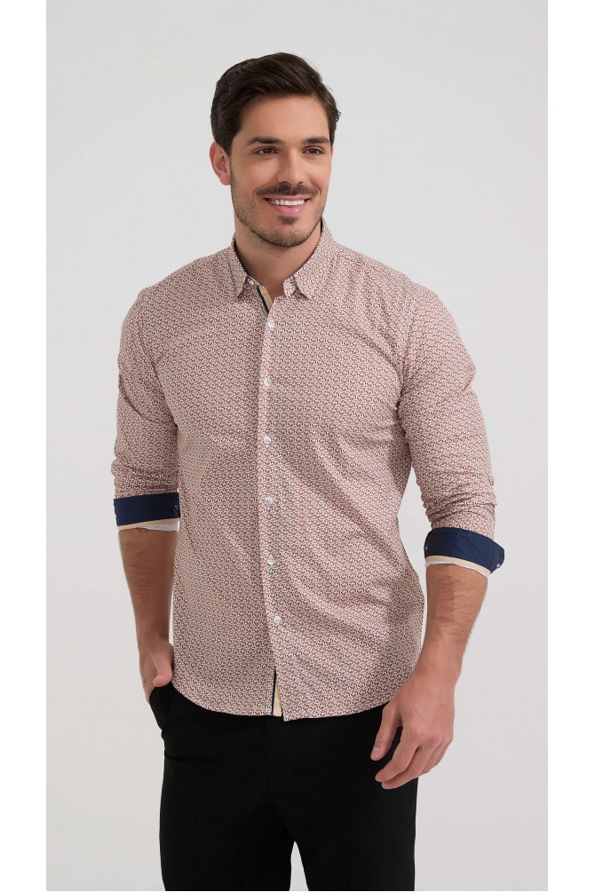 Chemise stretch à motifs collection "PREMIUM"