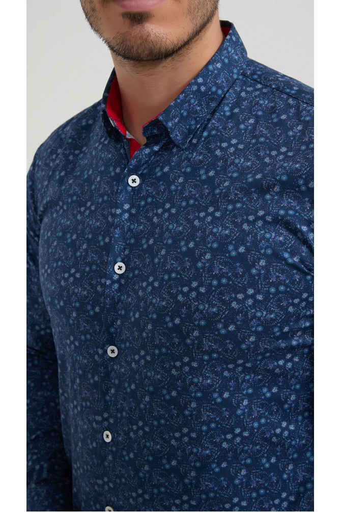 Chemise stretch à motifs collection "PREMIUM"