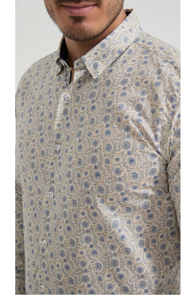 Chemise stretch à motifs collection "PREMIUM"