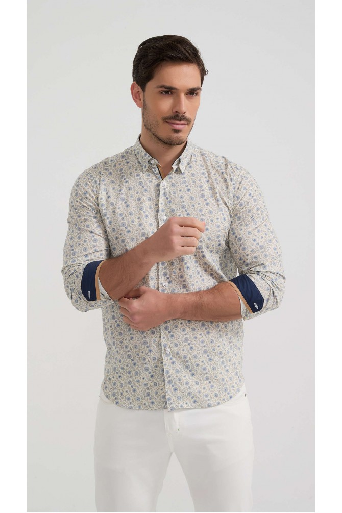 Chemise stretch à motifs collection "PREMIUM"
