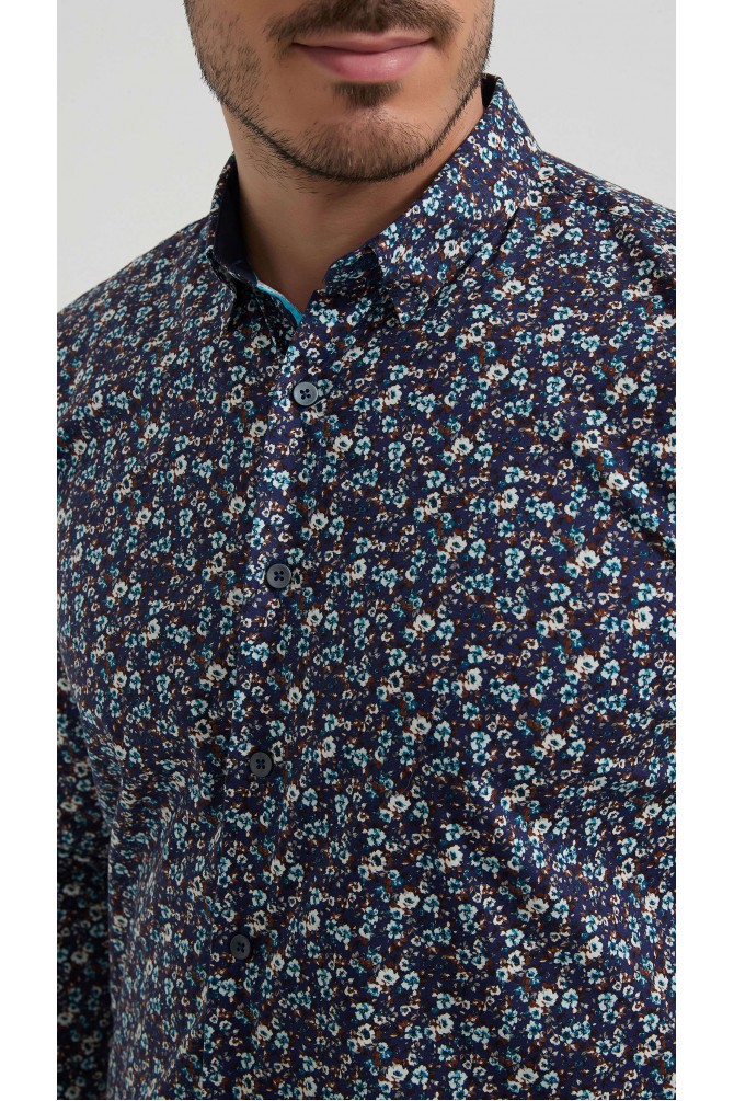Chemise stretch à motifs collection "PREMIUM"