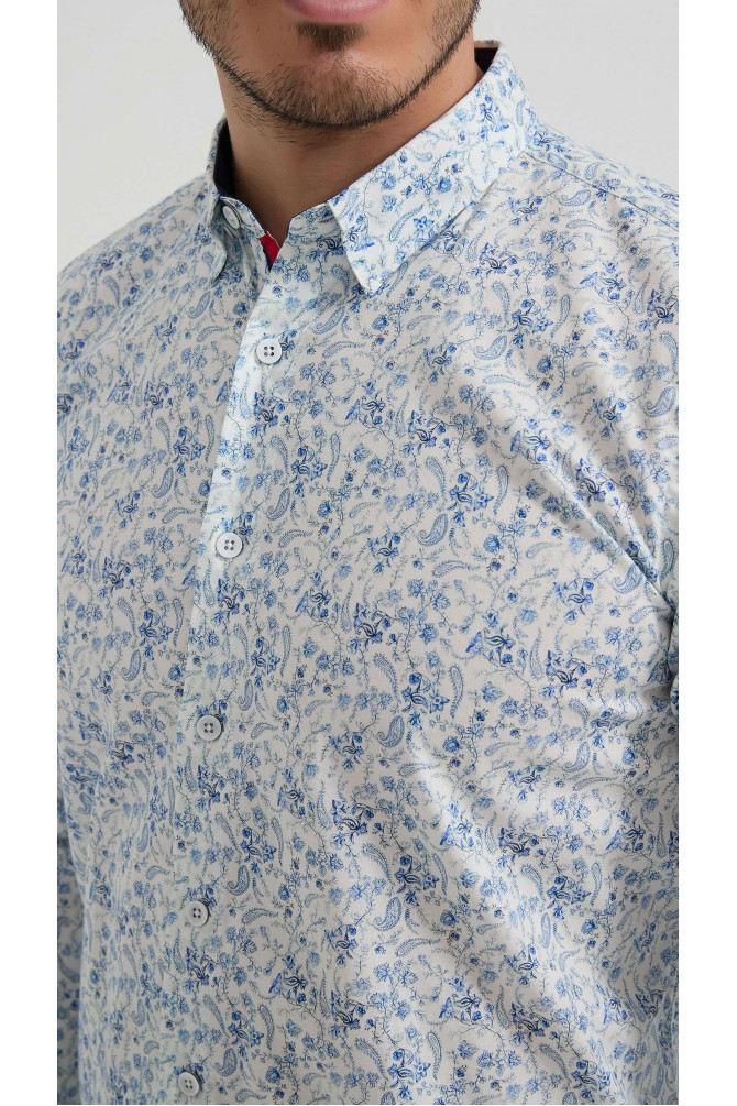 Chemise stretch à motifs collection "PREMIUM"