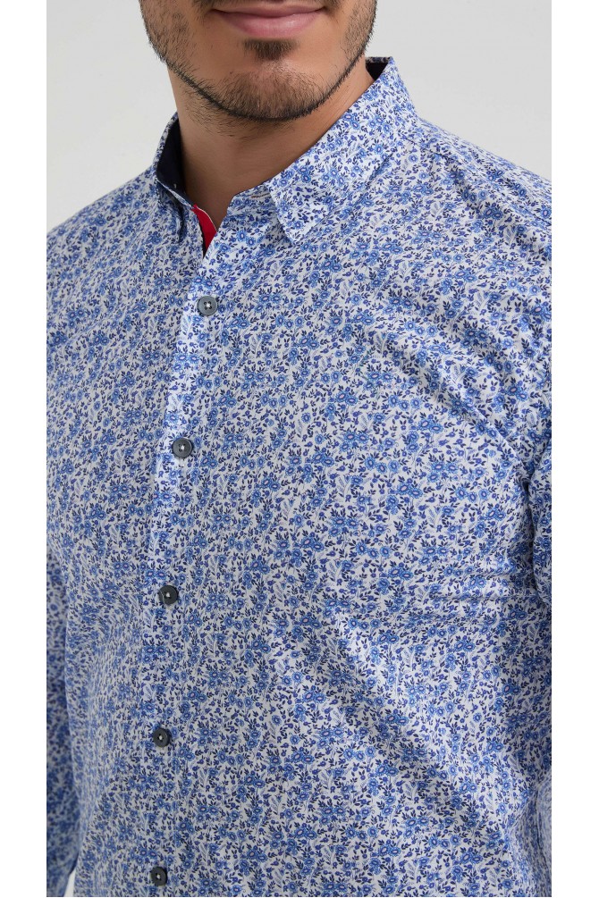 Chemise stretch à motifs collection "PREMIUM"