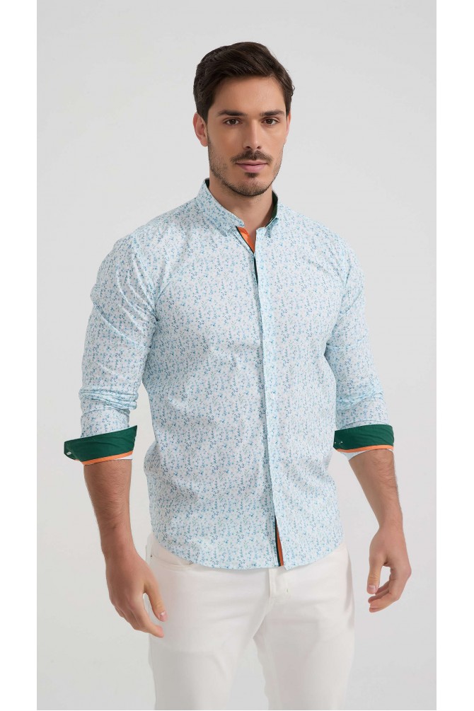 Chemise stretch à motifs collection "PREMIUM"