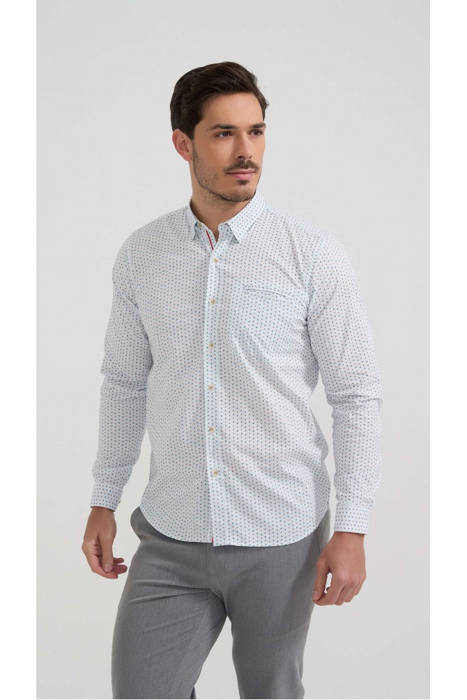 Chemise stretch à motifs collection "PREMIUM"