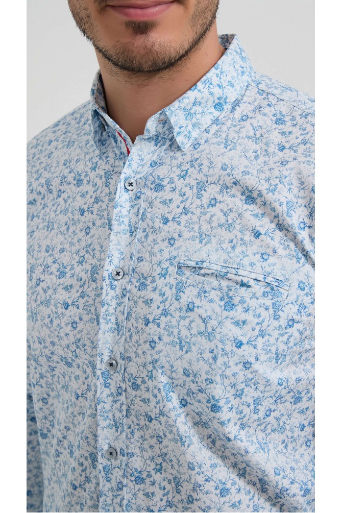 Chemise stretch à motifs collection "PREMIUM"