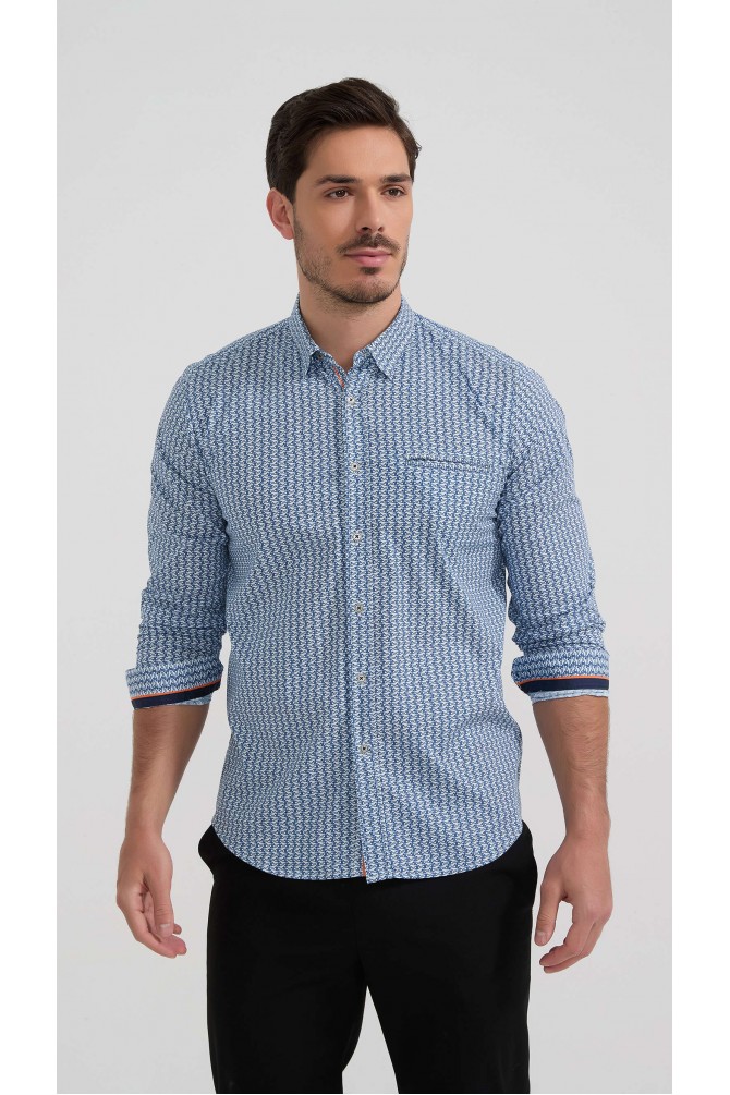 Chemise stretch à motifs collection "PREMIUM"