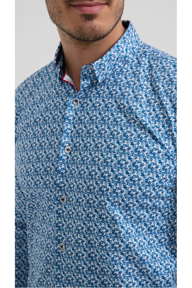 Chemise stretch à motifs collection "PREMIUM"