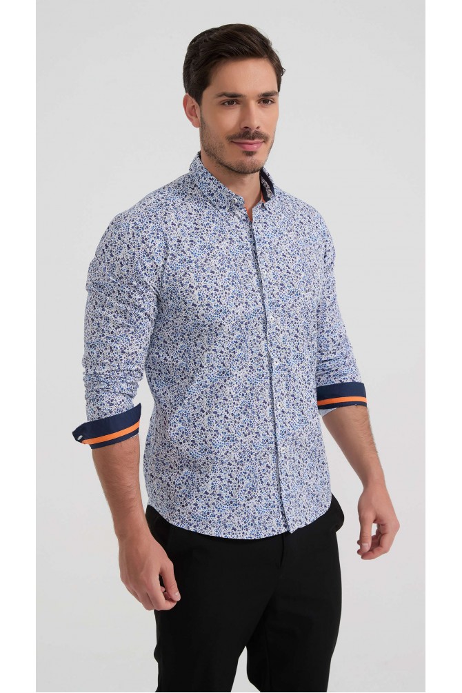 Chemise stretch à motifs collection "PREMIUM"