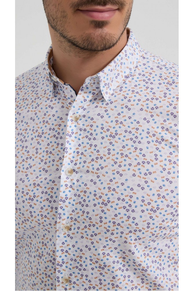 Chemise stretch à motifs collection "PREMIUM"