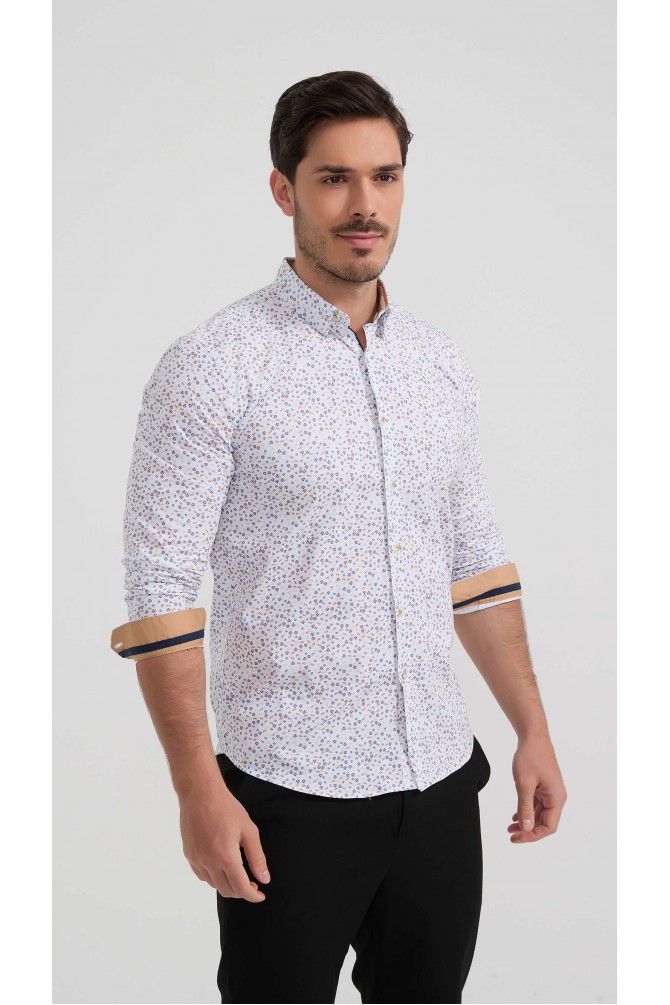 Chemise stretch à motifs collection "PREMIUM"