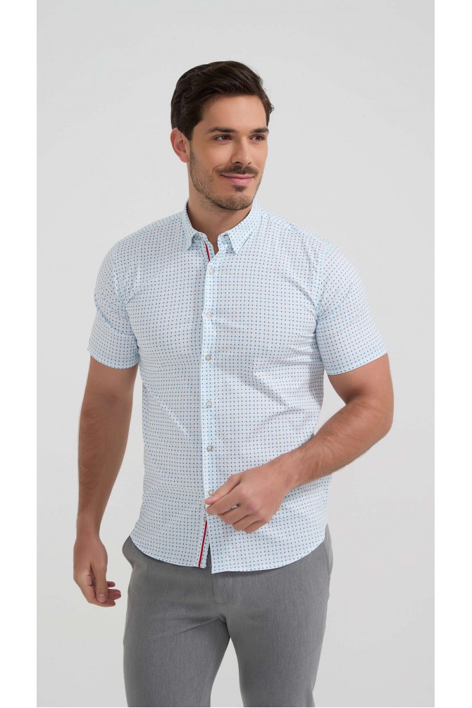 Chemise stretch à motifs collection "PREMIUM"