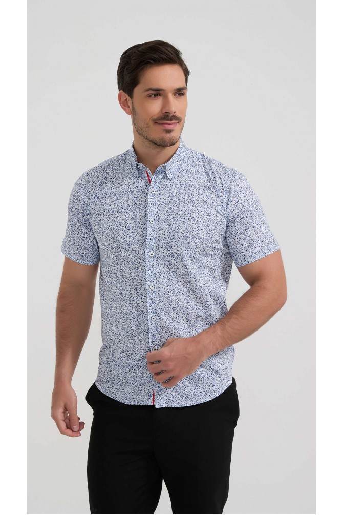 Chemise stretch à motifs collection "PREMIUM"