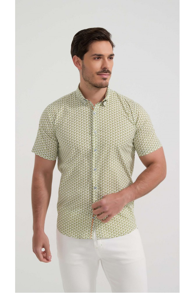 Chemise stretch à motifs collection "PREMIUM"