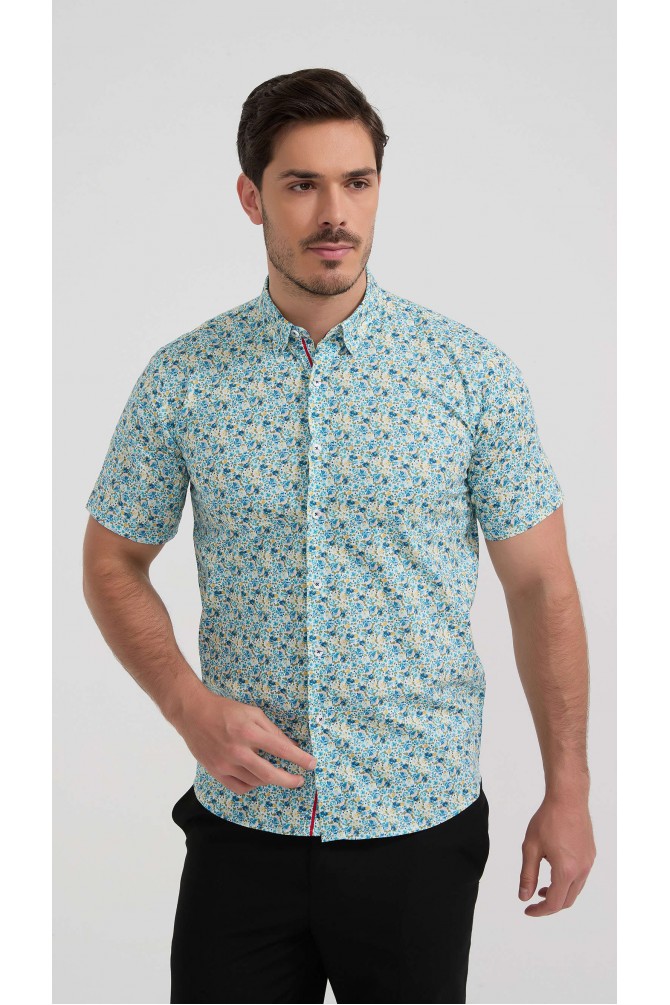Chemise stretch à motifs collection "PREMIUM"