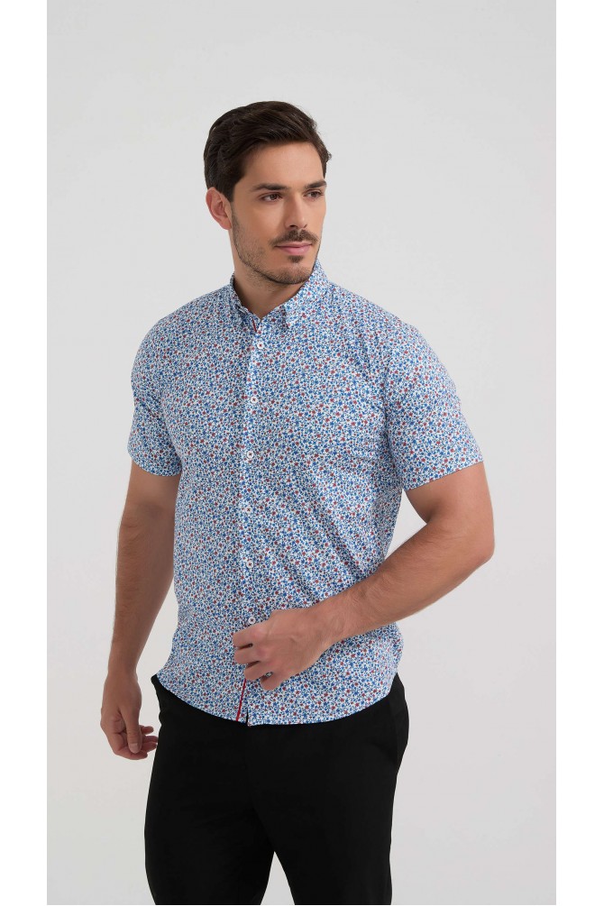 Chemise stretch à motifs collection "PREMIUM"