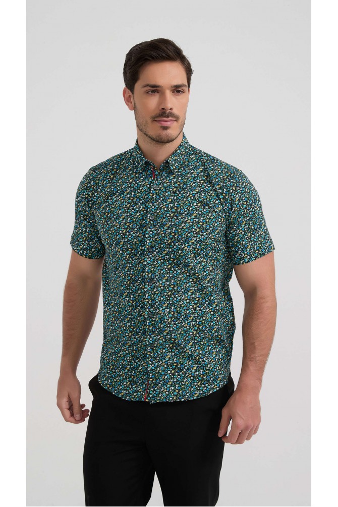 Chemise stretch à motifs collection "PREMIUM"