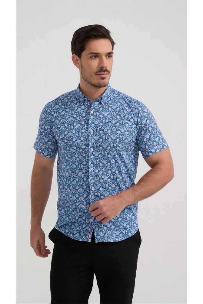 Chemise stretch à motifs collection "PREMIUM"