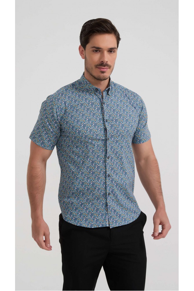 Chemise stretch à motifs collection "PREMIUM"