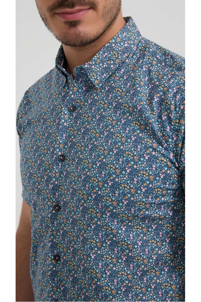 Chemise stretch à motifs collection "PREMIUM"